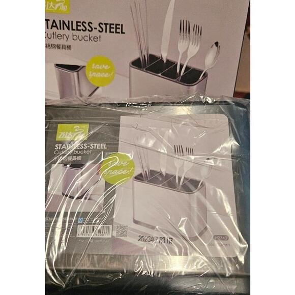 Stainless steel kitchen utensil holder - Picture 9 of 9